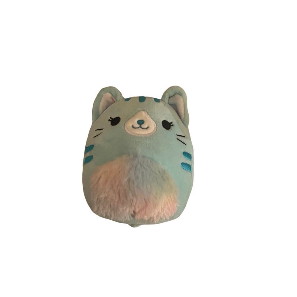 Squishmallow 5” Corinna the Teal Cat Plush Stuffed Animal Kellytoy